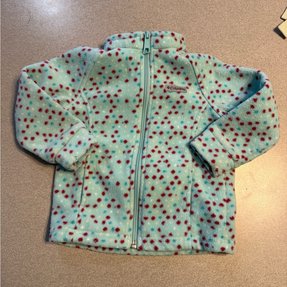 Columbia Kids' Blue and Red Fleece Jacket